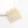 French Side Hair Comb – 8-Tooth Acetate Decorative Bun Slide Decorative Hair Comb SWANS 01