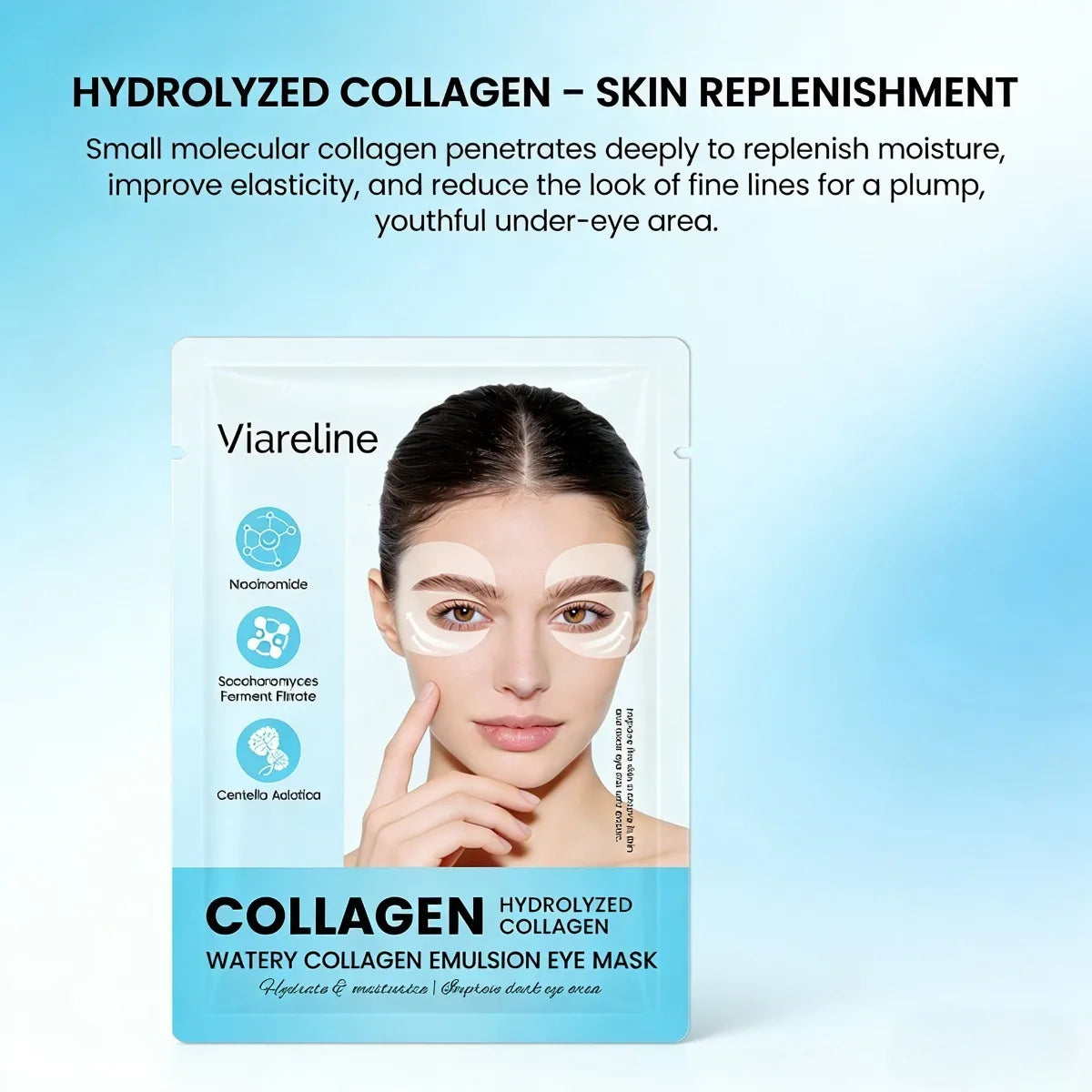 SWANS Collagen Eye Patches – Hydrate, Firm & Brighten Eye Patches Mask SWANS