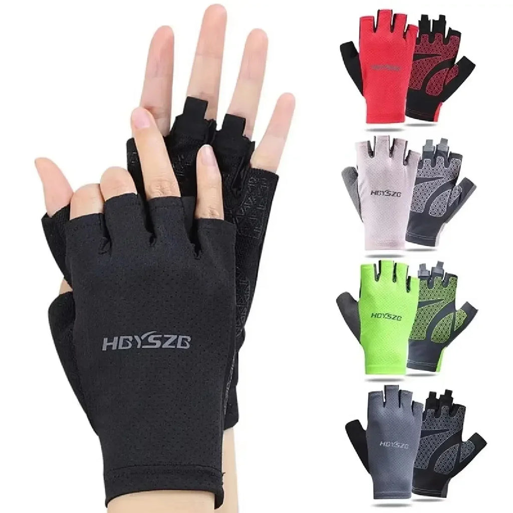 SWANS Unisex Fingerless Gloves – Cycling, Gym & Outdoor Fingerless Sport Gloves SWANS
