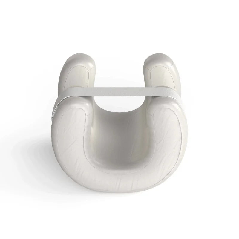 SWANS Anti-Wrinkle Face Contour Sleep Pillow & Neck Cushion Sleep Contour Pillow SWANS 1pcs white