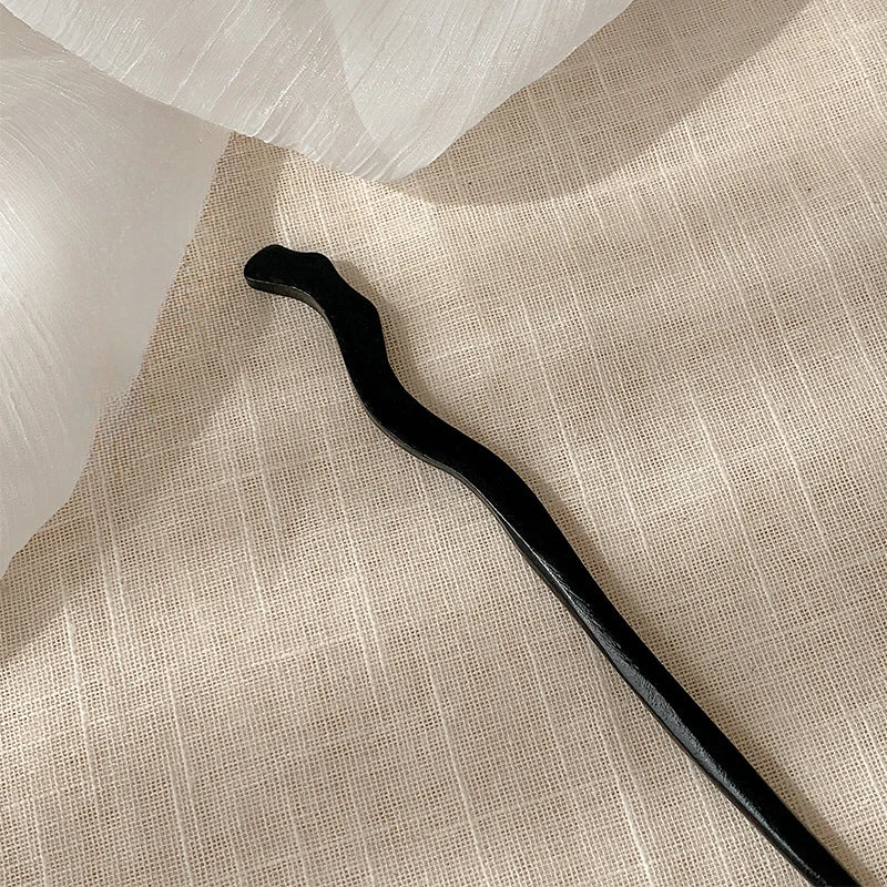 Wooden Hairpin Chinese Style Ruyi Tassel Hair Stick Hair Stick Accessory SWANS Style 11