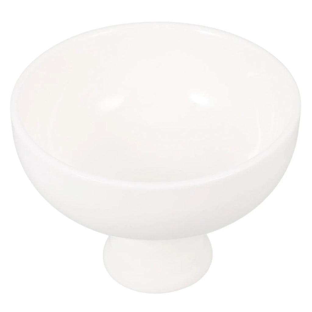 Ceramic Tall Pedestal Footed Bowl – Dessert & Fruit Serving Ceramic Pedestal Bowl SWANS Default Title