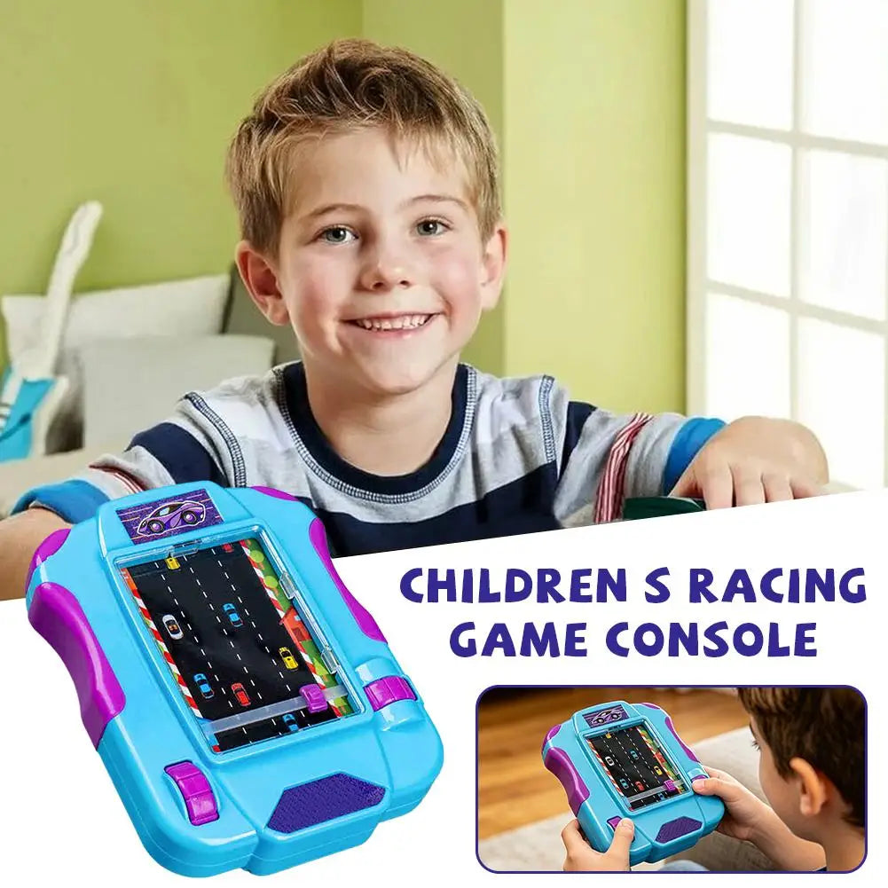 Kids Handheld Racing Game Toy – Battery-Free Palm Race Car Handheld Kids Toy SWANS