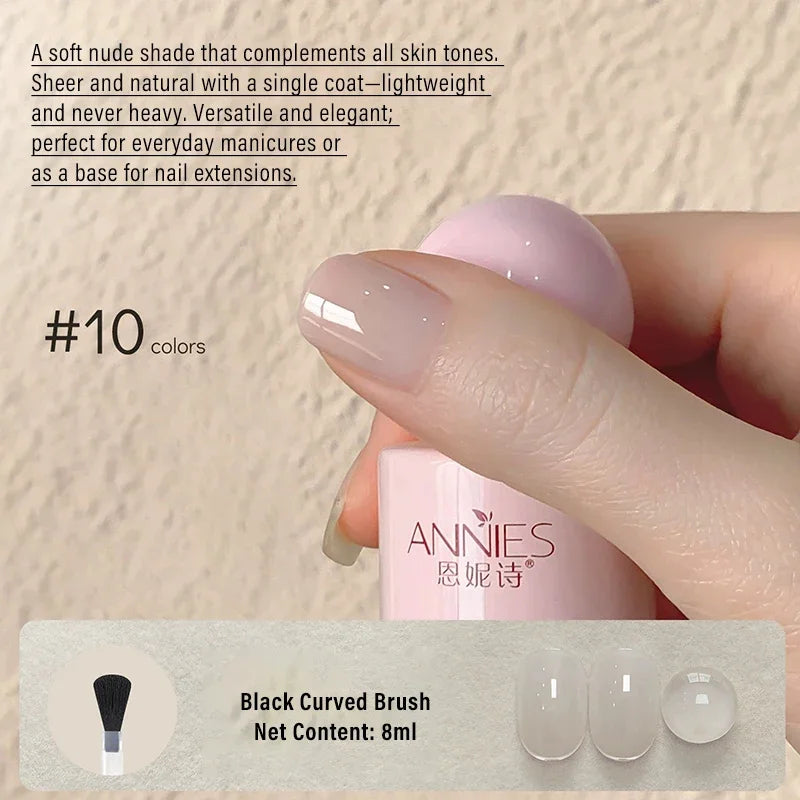8ml Nude Gel Nail Polish – 23 Colors UV/LED Soak Off