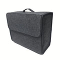Felt Car Trunk Organizer – Folding Non-Slip Boot Storage Bag Car Trunk Organizer SWANS GRAY