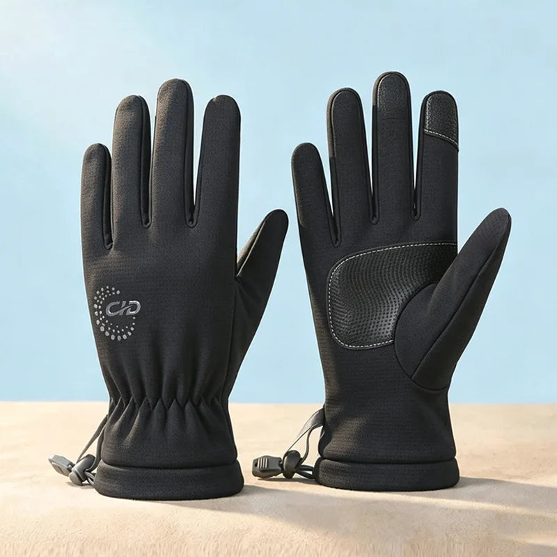 Kids Winter Fleece Gloves – Touchscreen Windproof | GAFASTWO Kids Winter Gloves SWANS Black XL