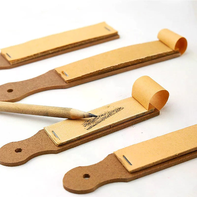 Eyebrow Pencil Sandpaper Sharpening Board | Precision Tip Tool Eyebrow Sharpening Tool SWANS