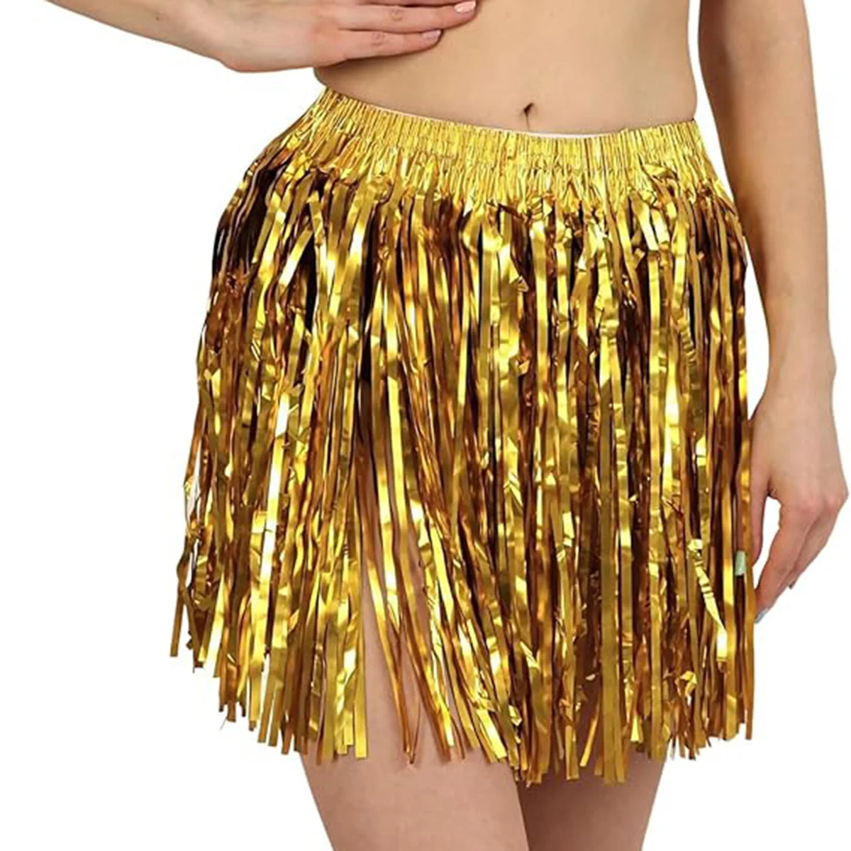 Shiny Glitter Disco Skirt – Multi-Color Unisex Party Costume Costume Skirt SWANS