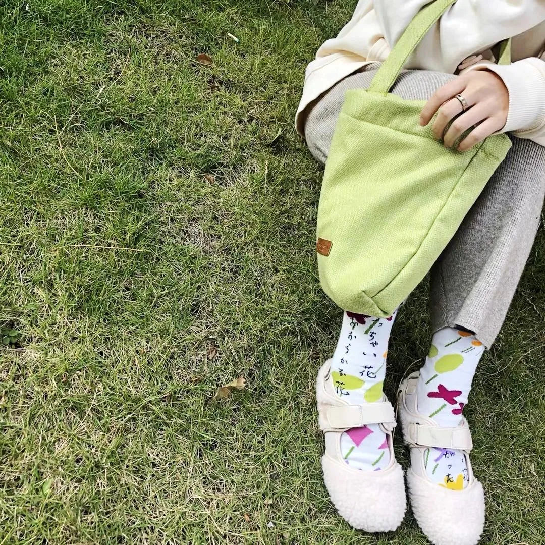 Women's Cartoon Cotton Two-Toe Tabi Socks | Japanese Harajuku Tabi Toe Socks SWANS