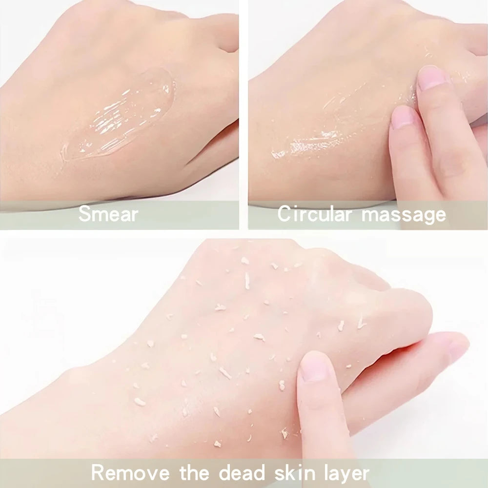 YIGANERJING Exfoliating Gel 60g – Gentle Face Scrub Cleanser Facial Exfoliating Gel SWANS