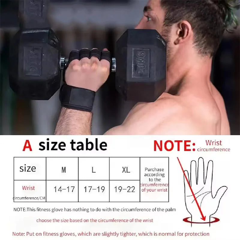 GAFASTWO Half Finger Gym Gloves – Anti-Slip Wrist Support Weightlifting Gloves SWANS
