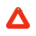 Reflective Triangle Safety Keychain – Colorful Backpack Pendant Reflective Keychain SWANS Red