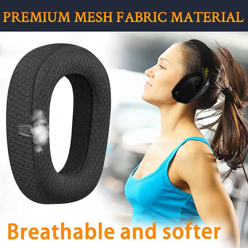 Mesh Replacement Earpads for Logitech G435 – Foam Cushions Headphone Earpads SWANS