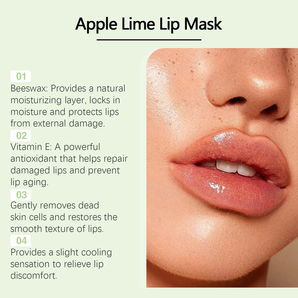 SWANS Green Apple Lip Mask – Moisturizing Nourishing Lip Care Lip Care Mask SWANS