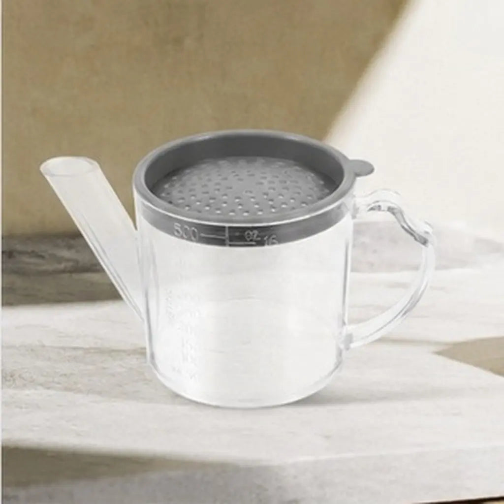 Grease Separator Oil Strainer Container 500ml – Built-In Filter Oil Strainer Container SWANS Default Title