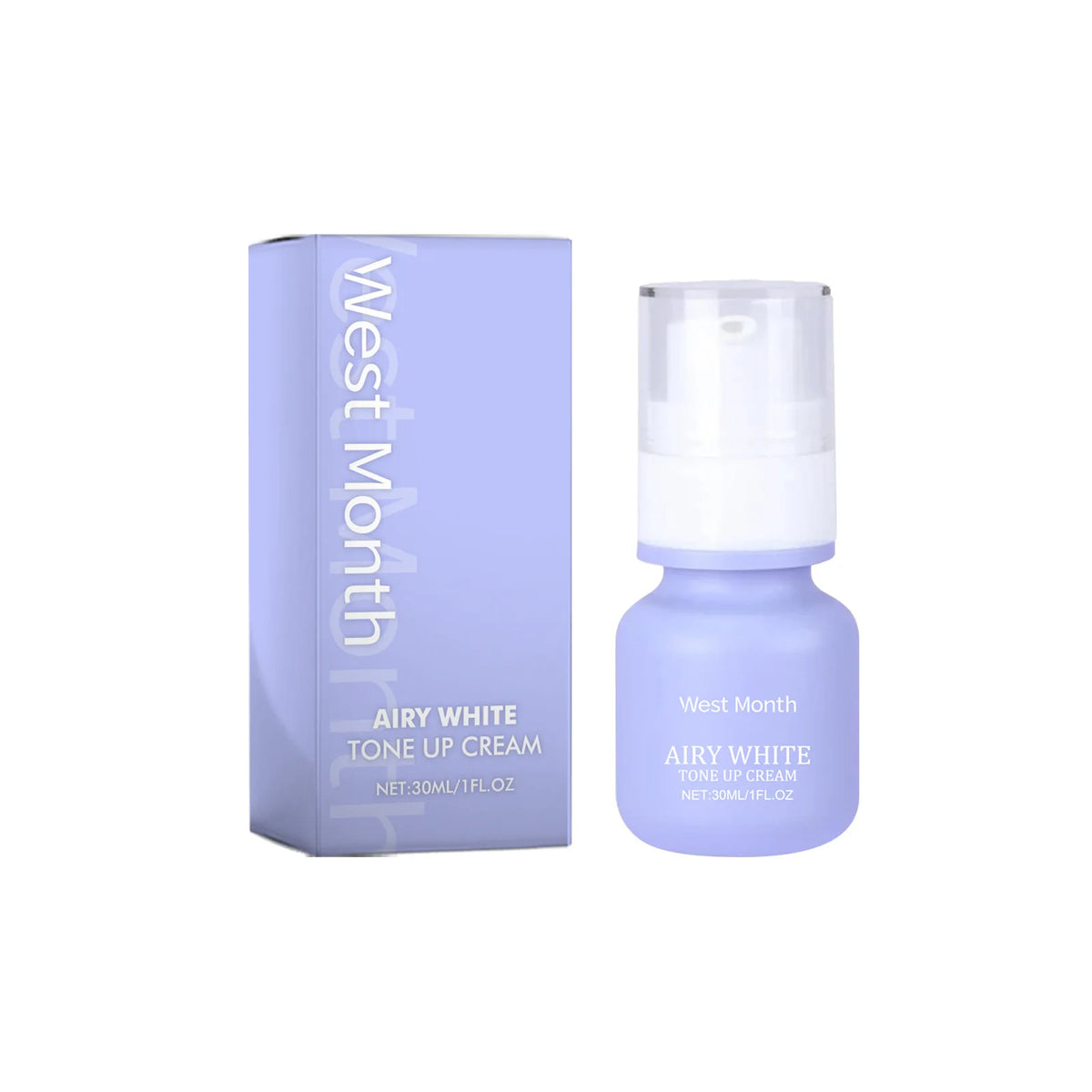 WEST MONTH Brightening Tone-Up Face Cream 30ml – Moisturizing Brightening Face Cream SWANS 30ml boxed