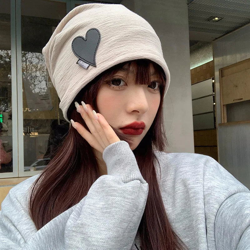 Y2K Baggy Slouchy Beanie – Women's Knit Winter Skullcap Slouchy Beanie Hat SWANS
