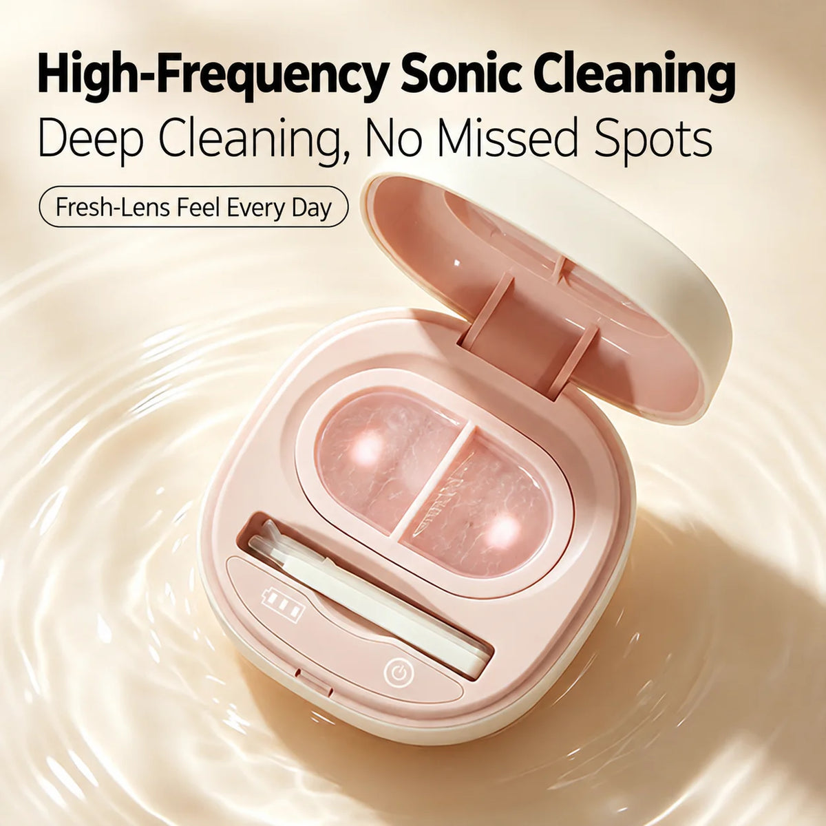 Ultrasonic Contact Lens Cleaner USB Rechargeable | SWANS Contact Lens Cleaner SWANS