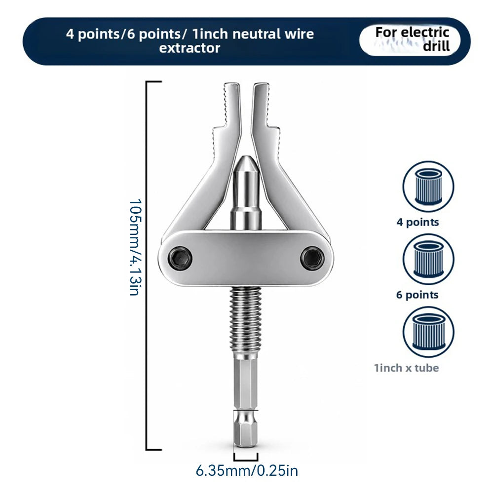 Broken Pipe Tap Extractor Tool – 1/2" 3/4" 1" Thread Remover Pipe Extractor Tool SWANS