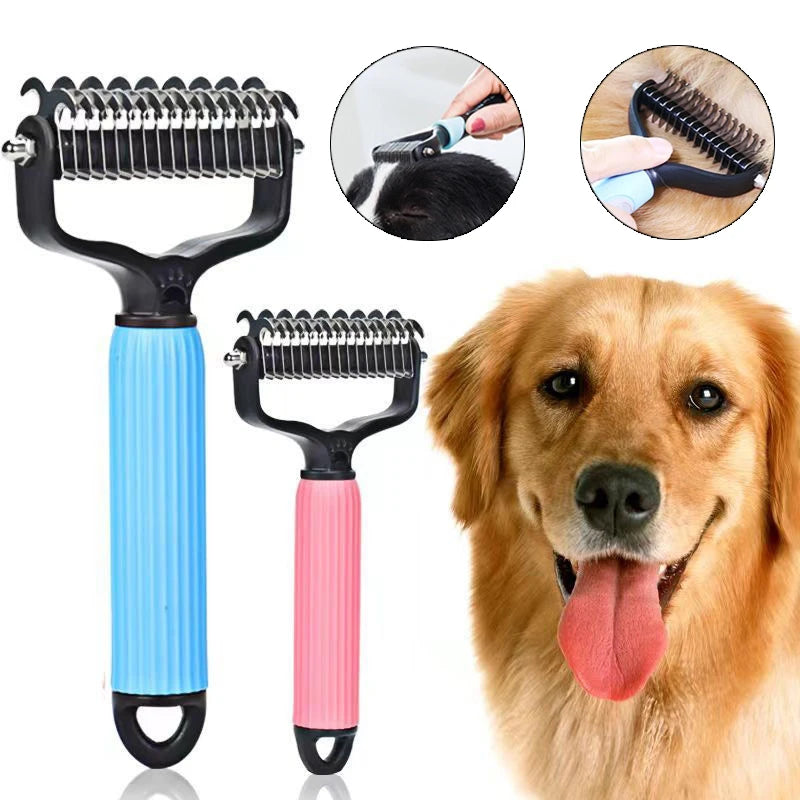 SWANS Double-Sided Pet Comb – Dog & Cat Grooming Tool Pet Grooming Comb SWANS