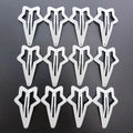 12-Pack Star Hair Clips – Non-Slip Metal Snap Barrettes Women Hair Snap Barrettes SWANS 12 pcs