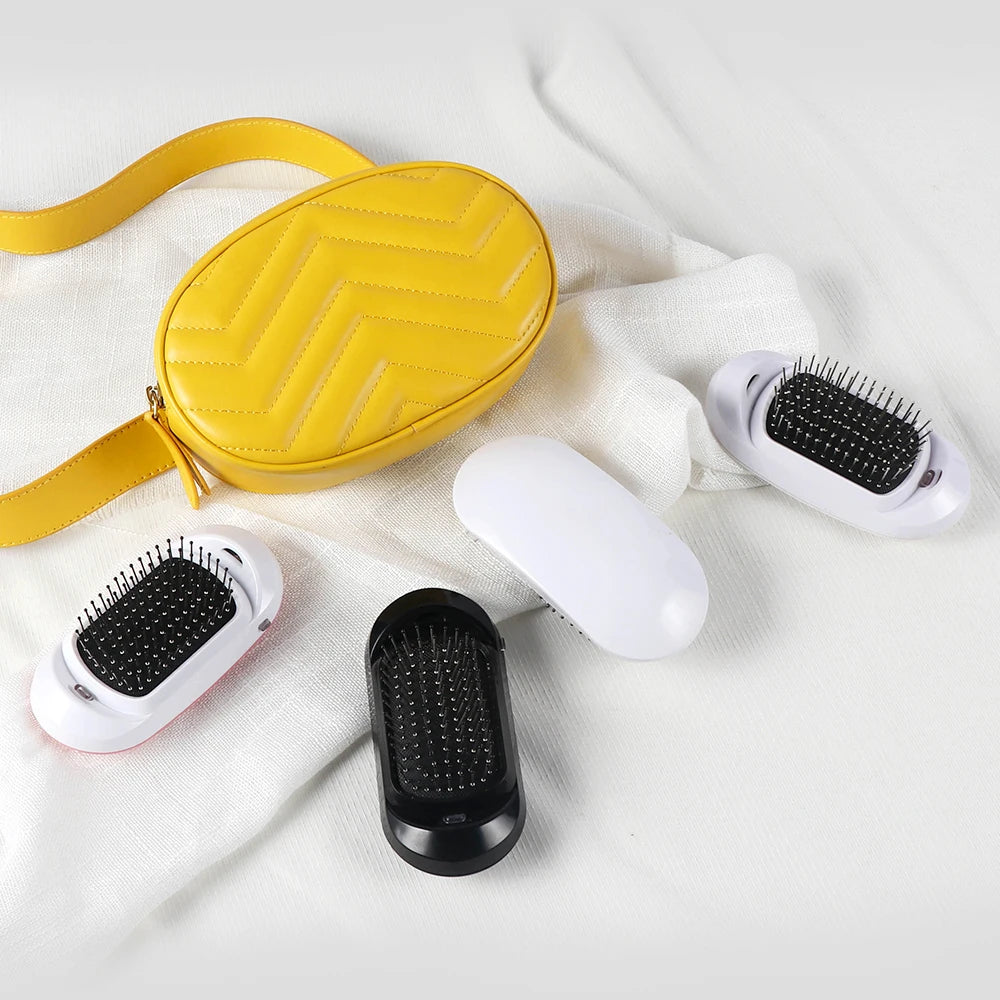 YIBER Ionic Anti-Static Hairbrush – Scalp Massage & Frizz Control Ionic Hair Brush SWANS