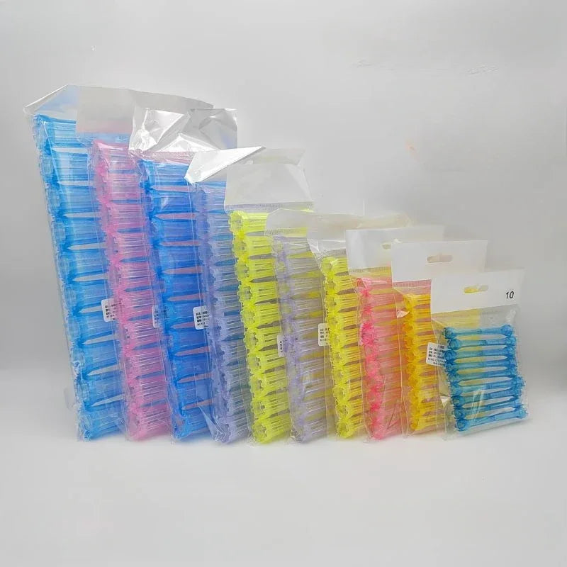10-Pack Clear Perm Rods – Heatless Hair Rollers for Curls Hair Perm Rods SWANS
