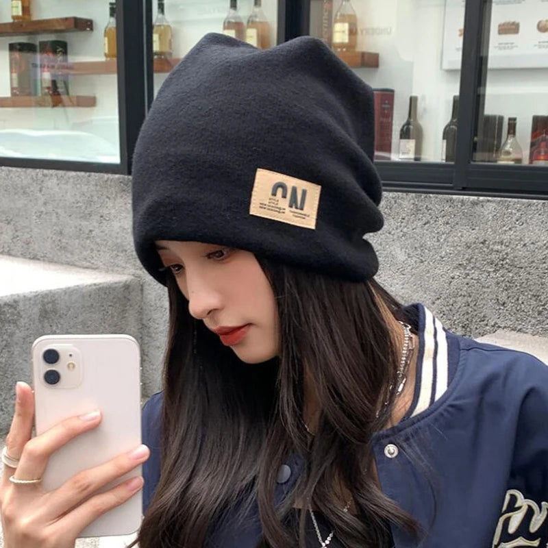 Women's Slouchy Knit Beanie – Baggy Warm Winter Hat Knit Beanie Hat SWANS