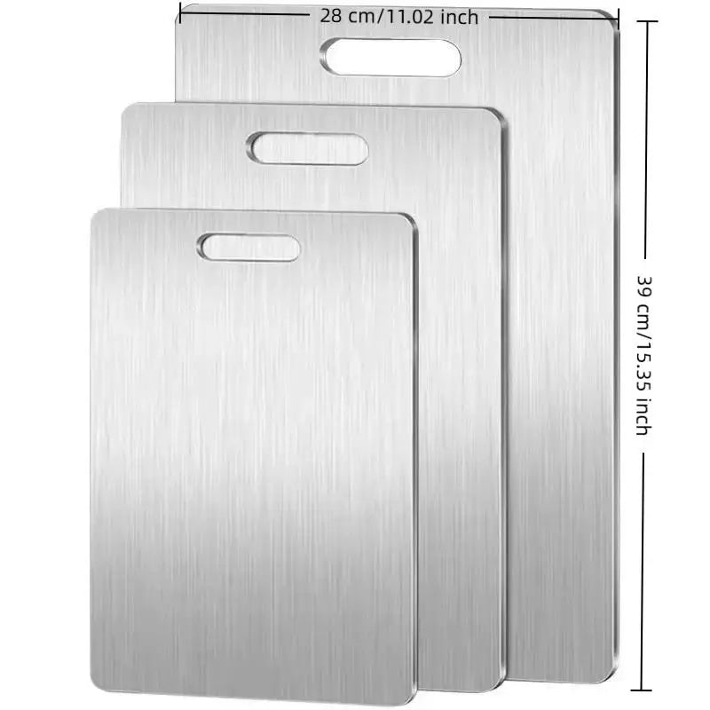 SWANS Stainless Steel Double-Sided Cutting & Dough Board Cutting Board SWANS