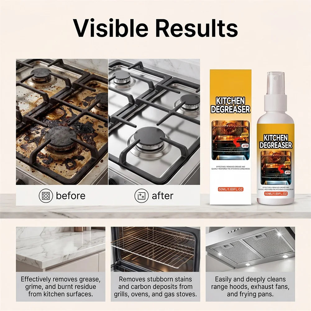 SWANS Oven Cleaning Foam Spray – Kitchen Degreaser 50ml Kitchen Degreaser Spray SWANS