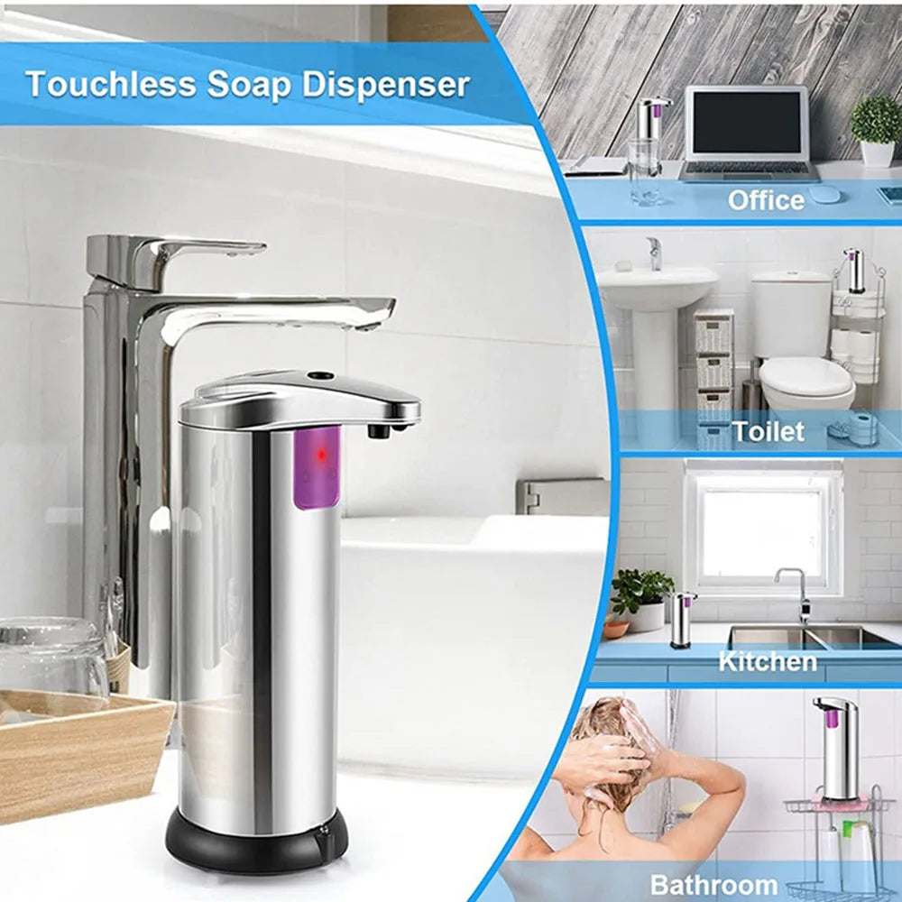 SWANS Touchless Stainless Steel Automatic Soap Dispenser Automatic Soap Dispenser SWANS