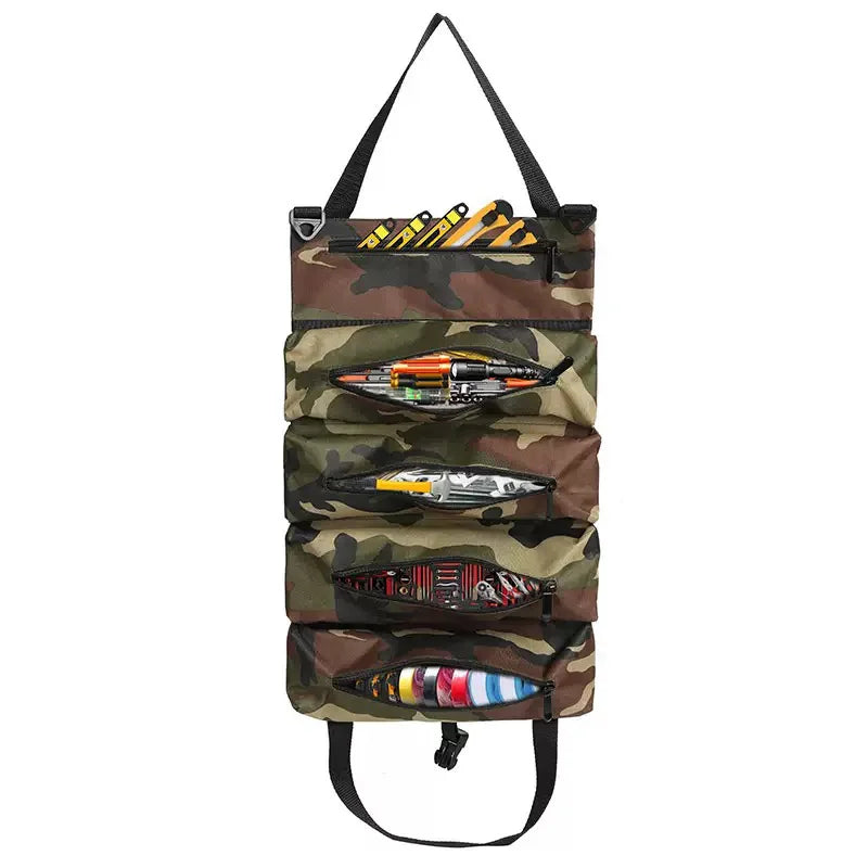 SWANS Large Oxford Electrician Tool Bag – Multi-Use Organizer Tool Storage Bag SWANS CAMOUFLAGE XL