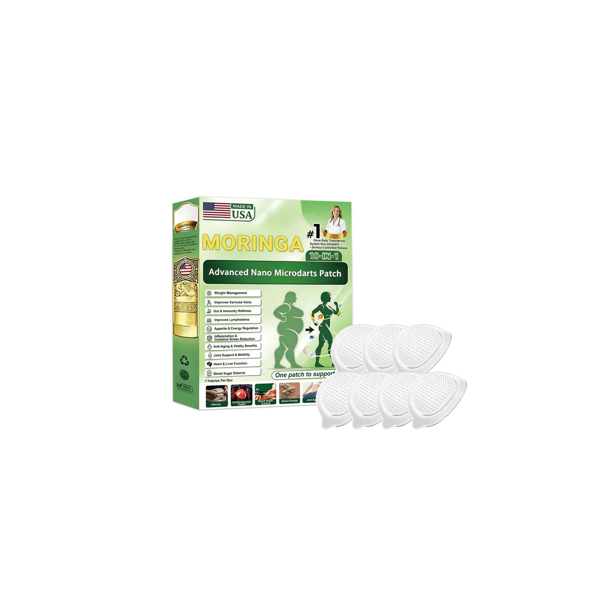 SWANS Moringa Body Care Patch – Breathable Skin-Friendly Patch Body Care Patch SWANS 7pcs