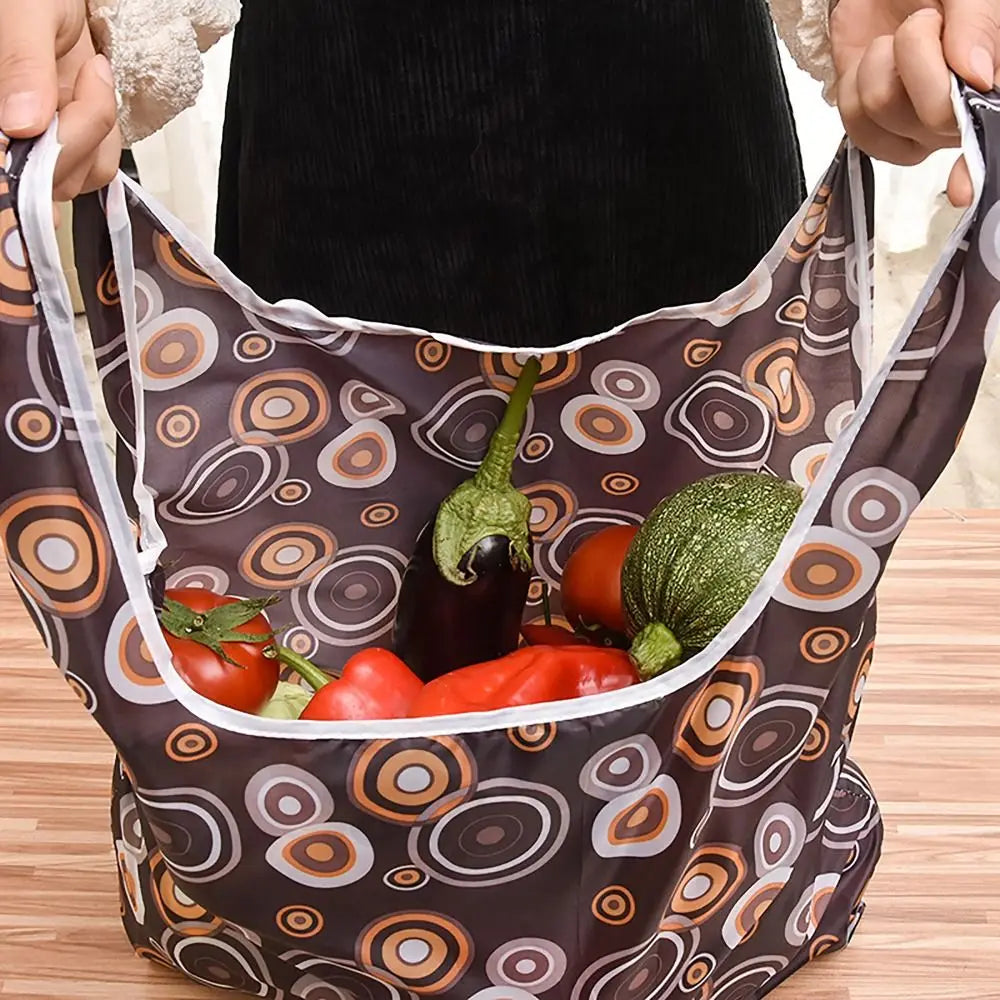 SWANS Large Foldable Reusable Shopping Bag – Heavy Duty Tote Reusable Shopping Bag SWANS