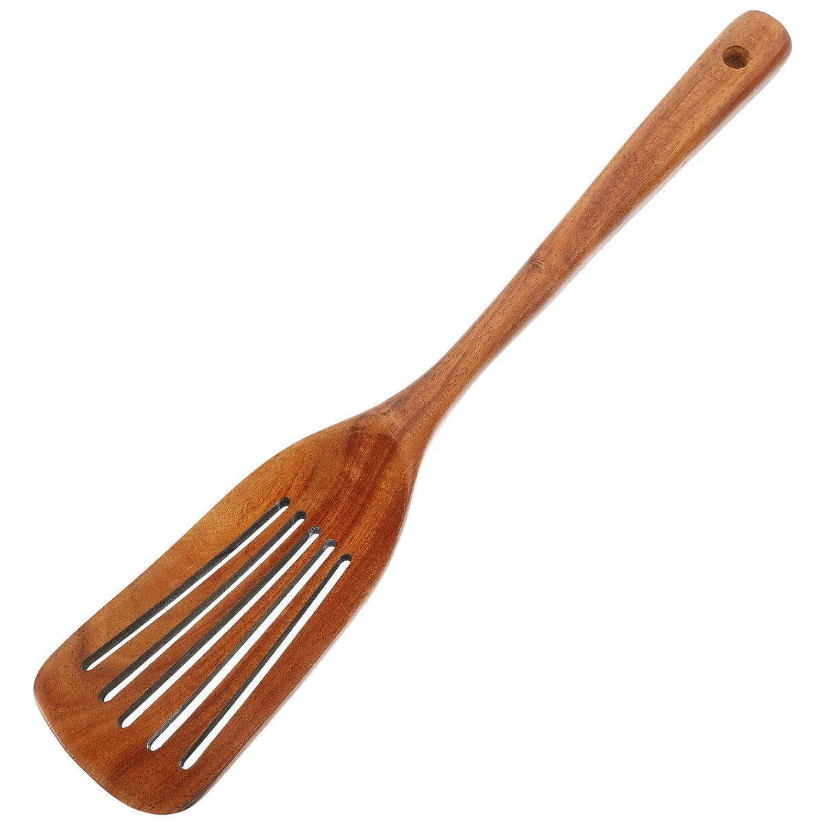 SWANS Wooden Cooking Spatula – Natural Wood Long Handle Wooden Kitchen Spatula SWANS
