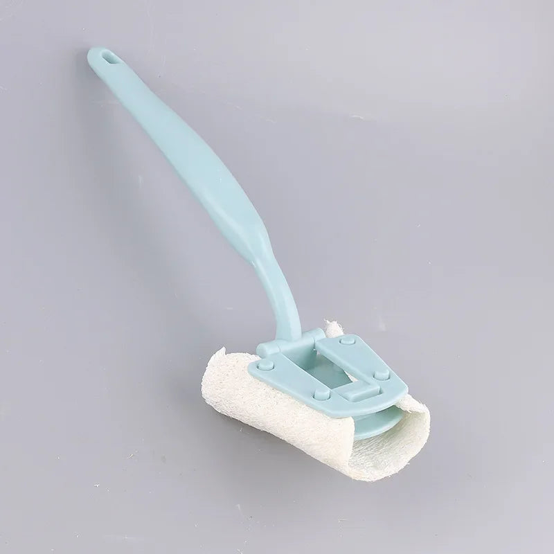 SWANS Long Handle Loofah Brush Set – Replaceable Pot Cleaner Kitchen Cleaning Brush SWANS blue