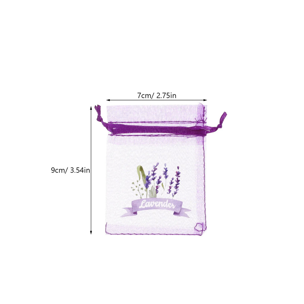 20-Pack Mesh Drawstring Sachet Bags for Lavender & Dried Flowers Mesh Sachet Bags SWANS