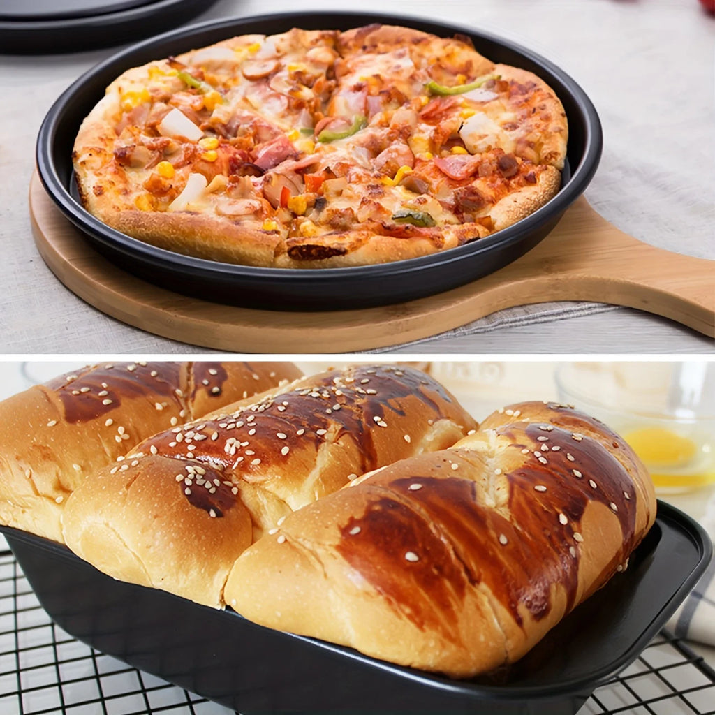 SWANS Carbon Steel Nonstick Baking Pan – Cake & Pizza Tray Nonstick Baking Pan SWANS