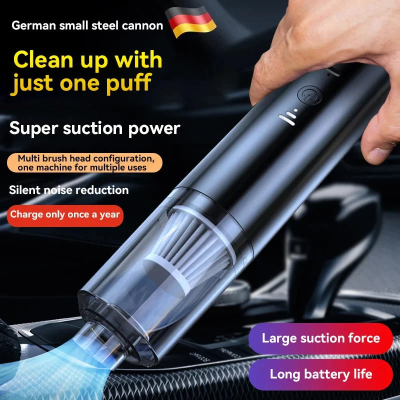 XMSJ Cordless Handheld Vacuum – 10000mAh HEPA, 200 Min Runtime Handheld Vacuum Cleaner SWANS