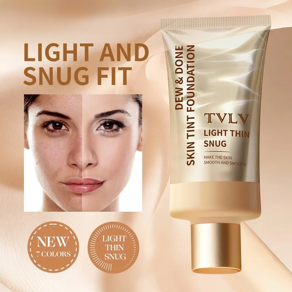 TVLV Skin Tint Foundation – Moisturizing Natural Coverage Makeup Skin Tint Foundation SWANS