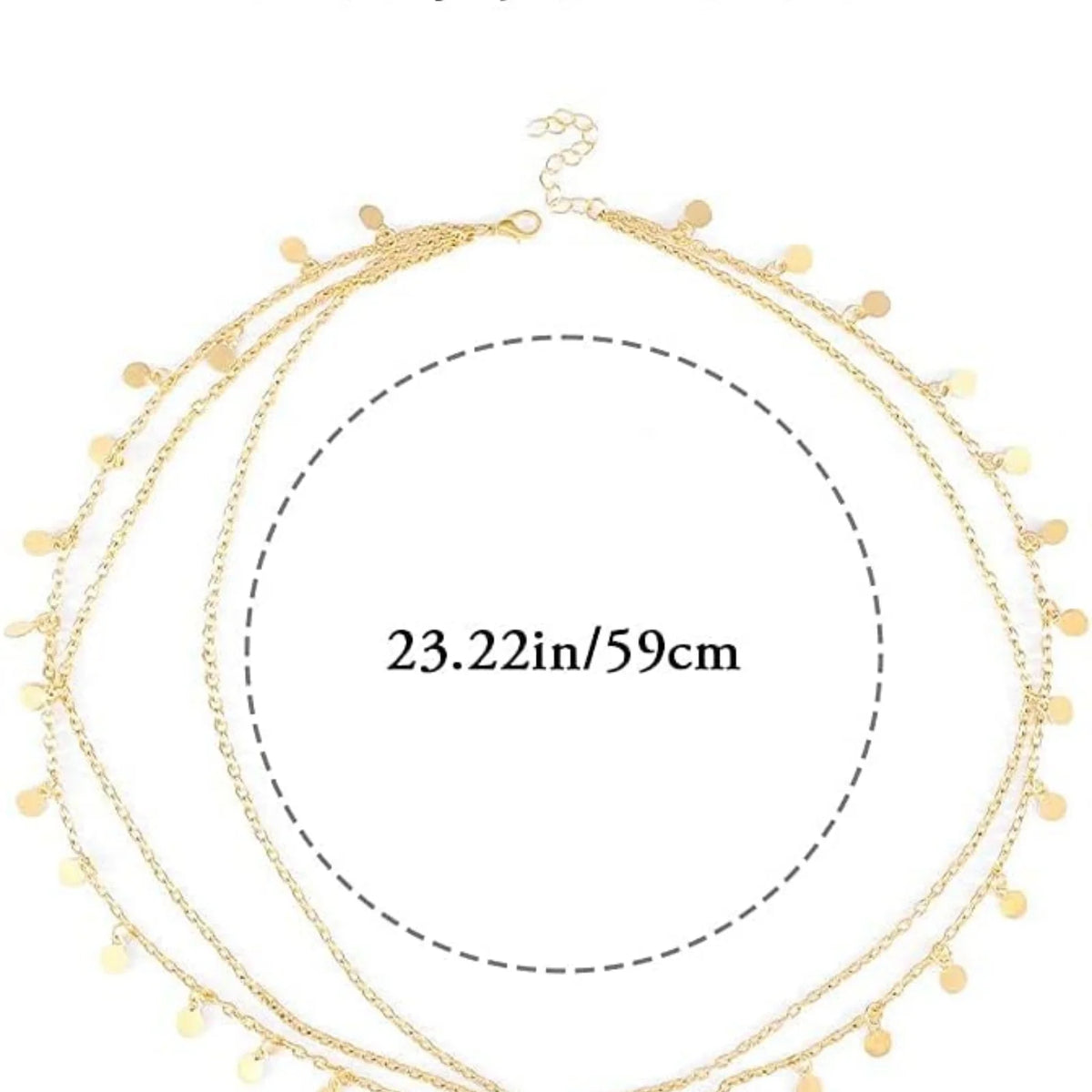 Gold Chain Headpiece with Disc Charms – Boho Hair Accessory Boho Head Chain SWANS