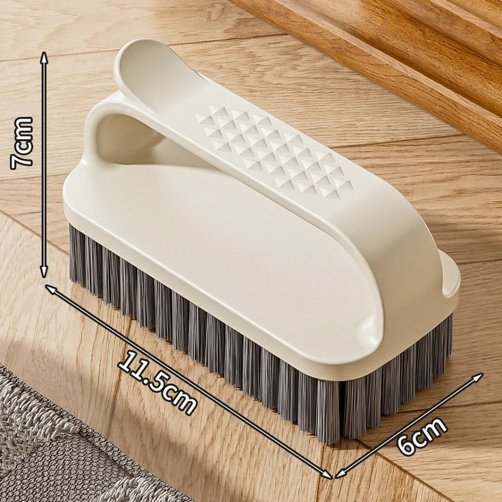SWANS Stiff Bristle Shoe & Laundry Cleaning Brush – Multi-Use Cleaning Scrub Brush SWANS Beige
