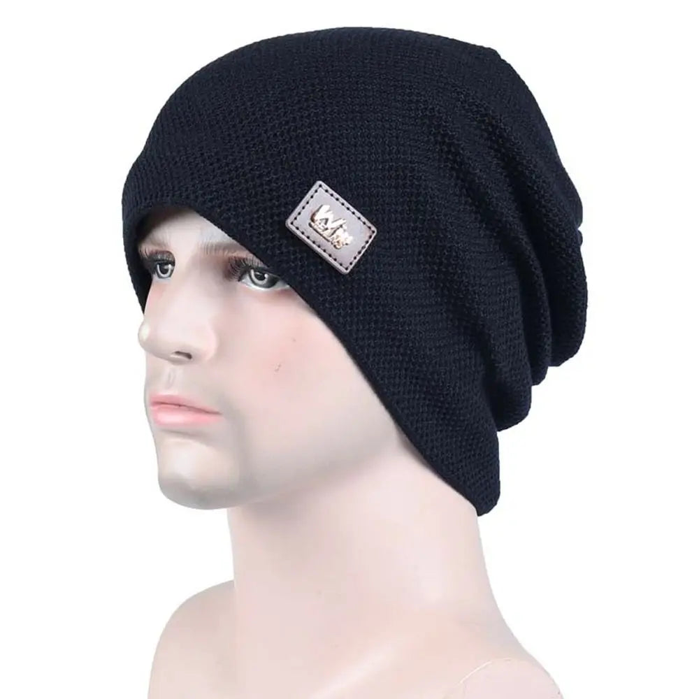 Fleece Lined Winter Beanie Hat – Unisex Warm Knitted Cap Winter Beanie Hat SWANS