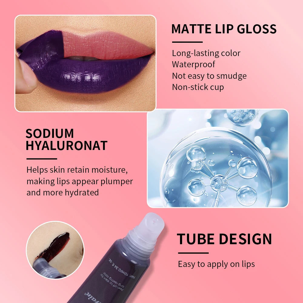 Lakerain Peel-Off Lip Stain – Waterproof Long-Lasting Color Peel-Off Lip Stain SWANS