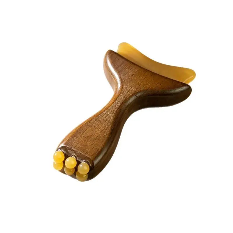 Gua Sha Facial Massage Board with Beads – Face Neck & Body Gua Sha Massage Tool SWANS