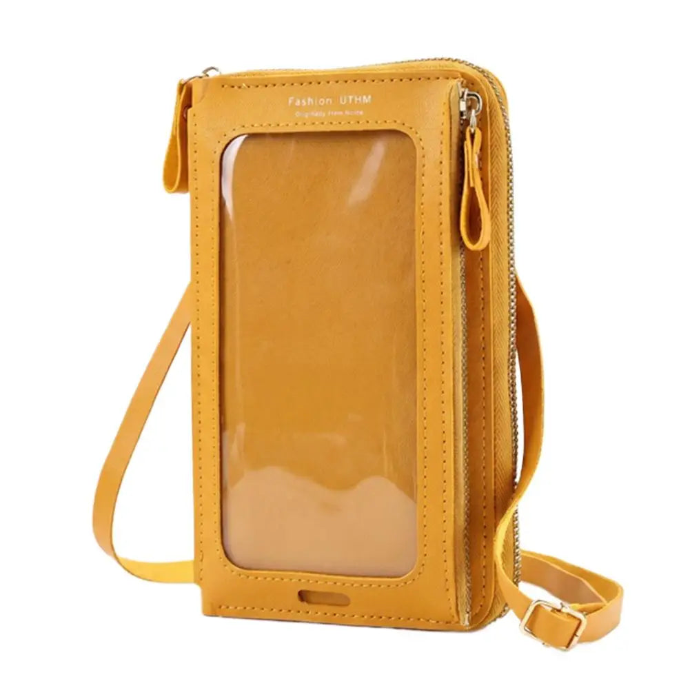Women's Touchscreen Crossbody Phone Bag – Anti-Theft Mini Wallet Crossbody Phone Bag SWANS C