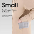 Soft Cervical Collar Neck Brace – Breathable Ergonomic Support Cervical Neck Brace SWANS Gray