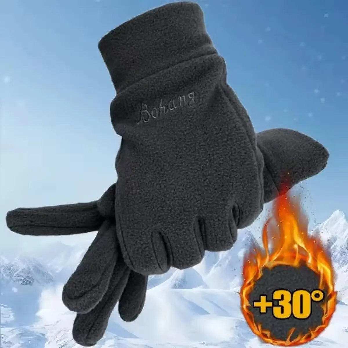 SWANS Thermal Fleece Winter Gloves – Windproof Unisex Winter Fleece Gloves SWANS