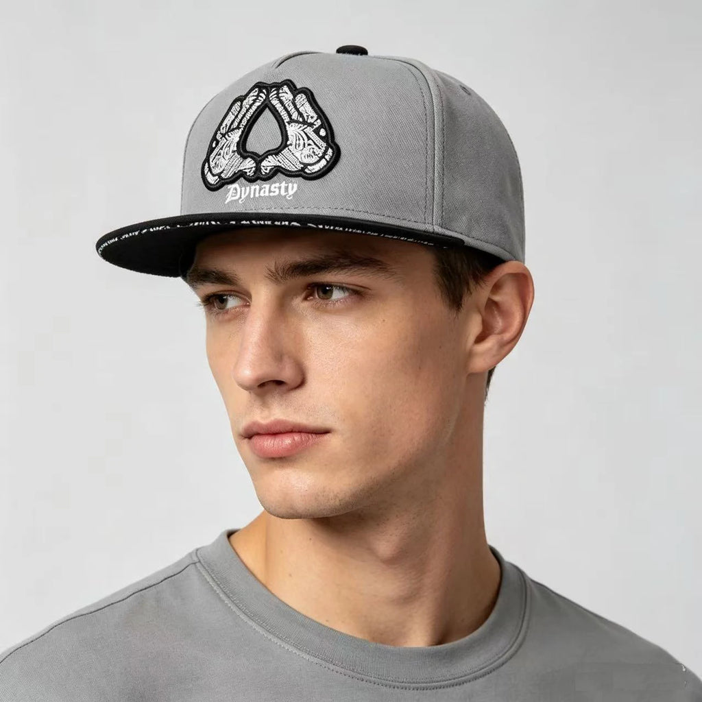 Broompton Dynasty Snapback Cap – Unisex Gray Baseball Hat Snapback Baseball Cap SWANS