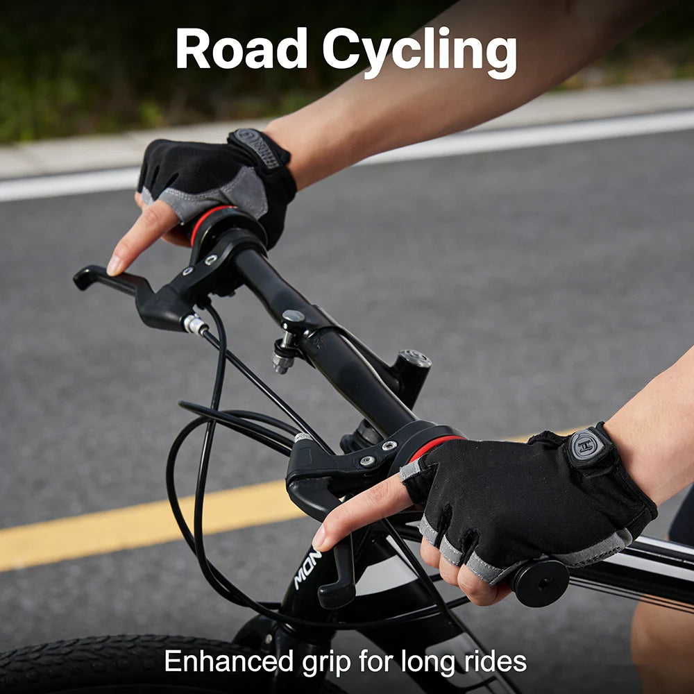 Unisex Half Finger Cycling Gym Gloves – Breathable Anti-Slip Cycling Sport Gloves SWANS